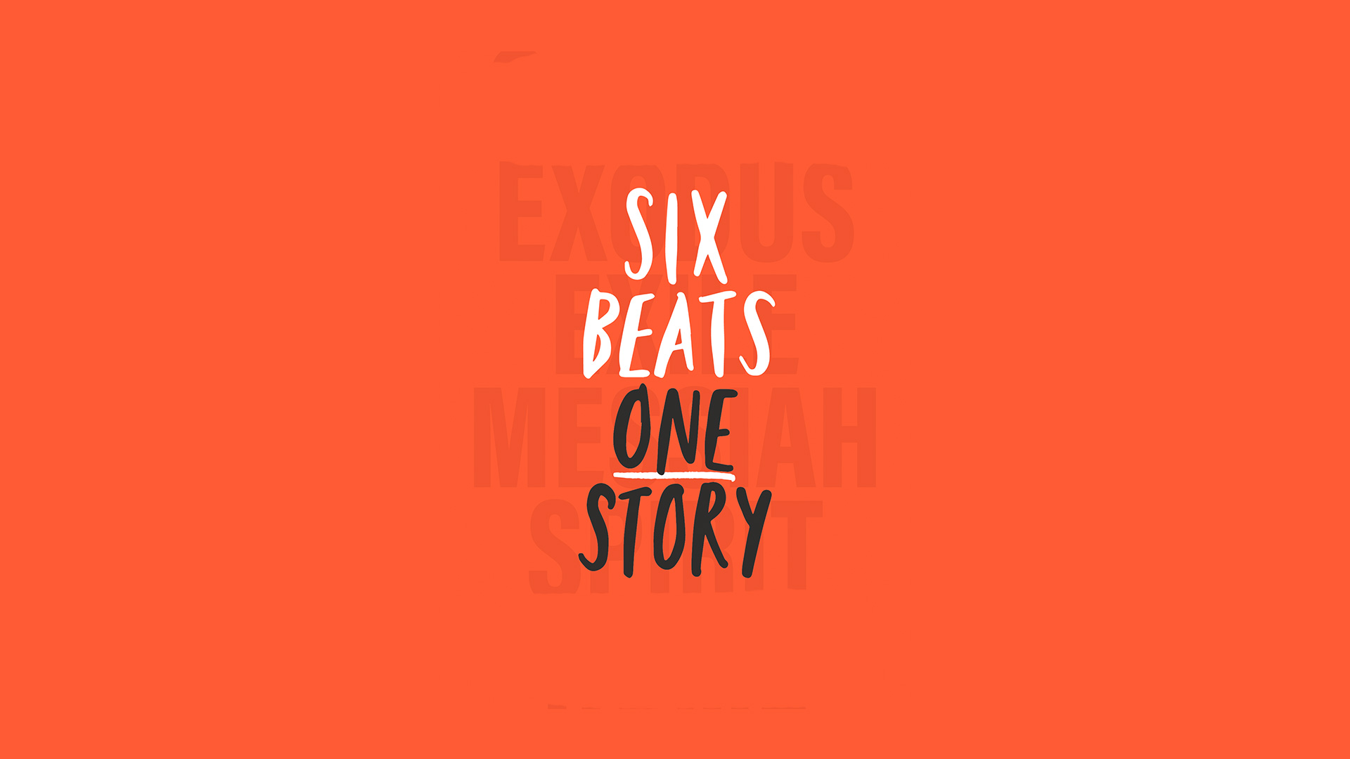 Six Beats One Story is a brand new creative devotional that takes you through the whole Bible story.