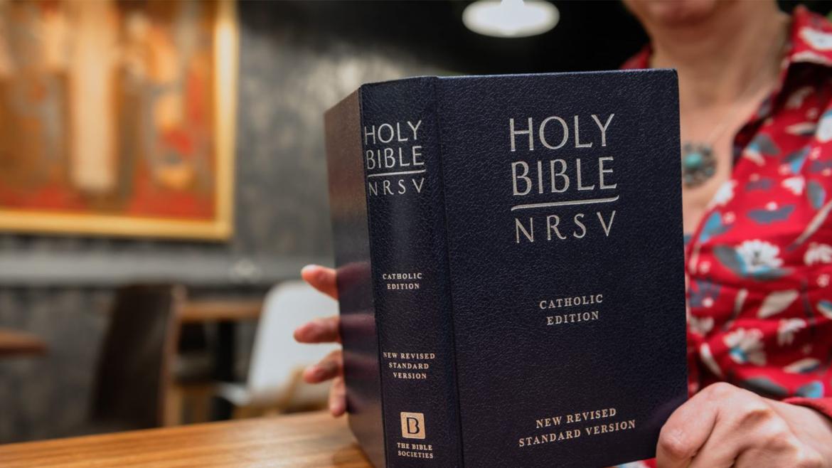 Take a look at the NRSV Catholic Edition. With extra features such as Catholic prayers and lectionary material, this hardback edition is fantastic as a devotional Bible.