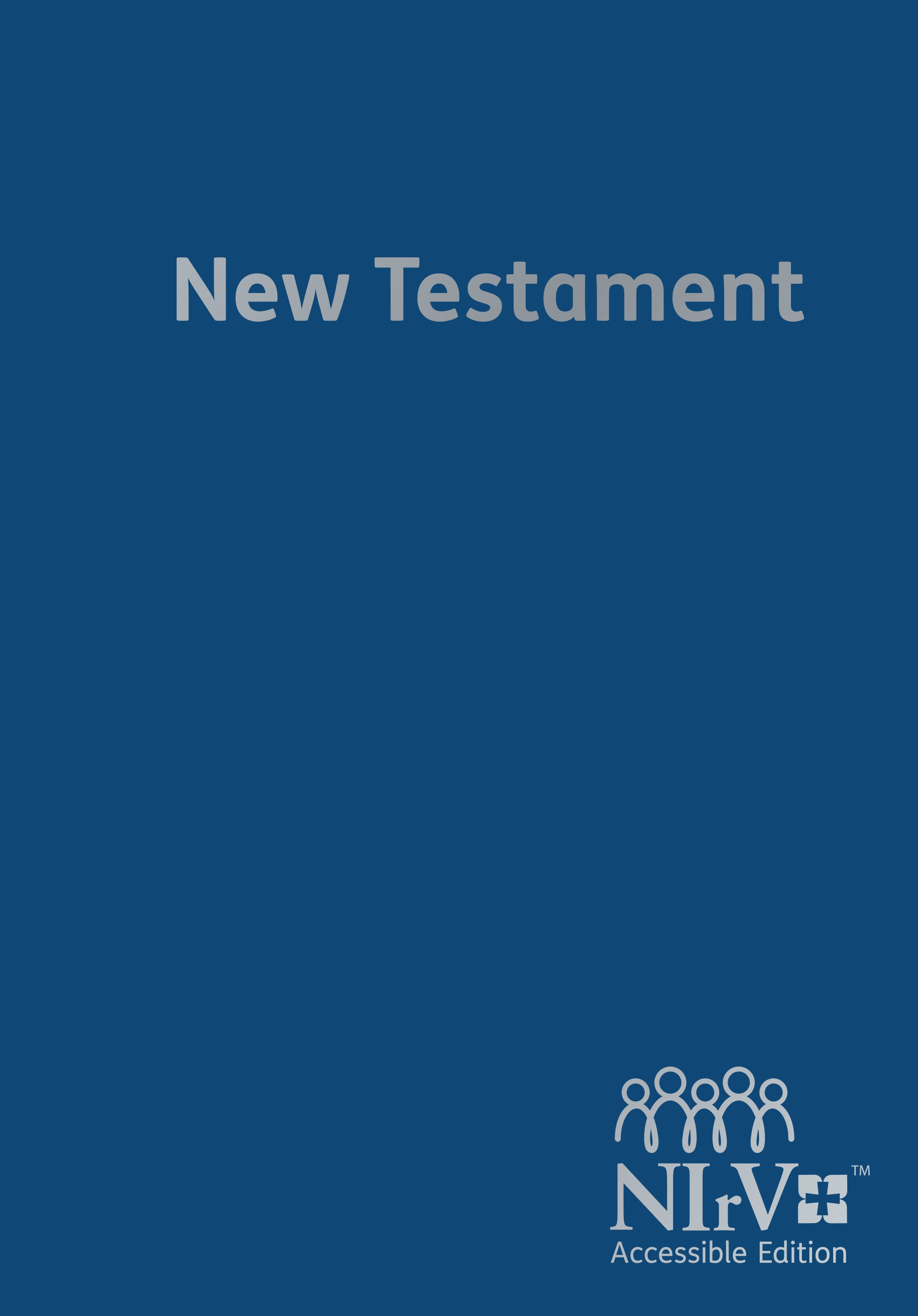 NIrV Accessible Edition New Testament Hardback Edition